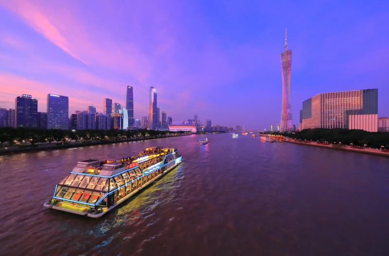 Pearl River Cruise Ticket Night Views of Canton Tower & Guangzhou Skyline u7l920Zd
