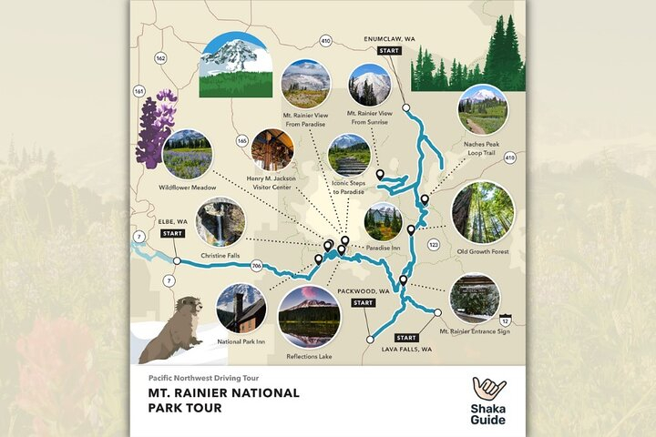 Pacific Northwest Bundle – 4 Self-Guided National Park Tours aZjnEBDA