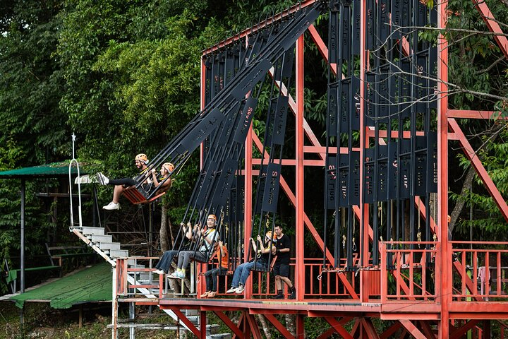 Chiang Mai Exciting Jungle Zipline Giant Swing and Luge Kart 1xHoYK4J