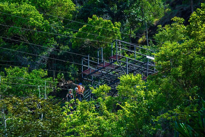 Sky High Zipline and Wang Sai Waterfall Views on Koh Phangan ylQq49sc