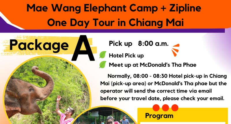 Kerchor Elephant Eco Park and Zipline One Day Tour in Chiang Mai 0jJP8Vk5