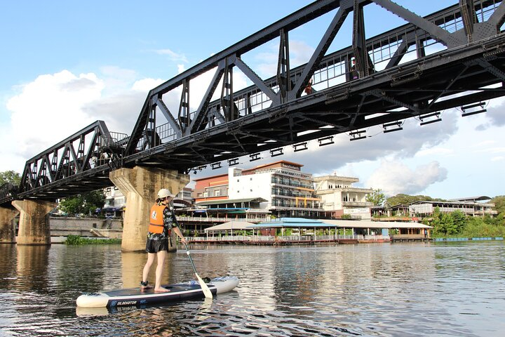 SUP and Kayaking at the Bridge on the River Kwai , Kanchanaburi NIHAskkh