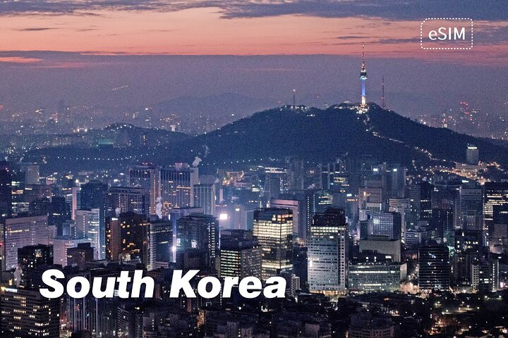 eSIM in Korea for 1 to 30 Days with 3GB to Unlimited ZmF0PdqW