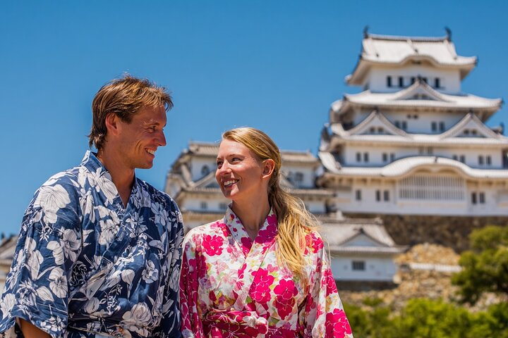 Yukata and Himeji Castle Tour with Town Stroll HNuqT8Ah