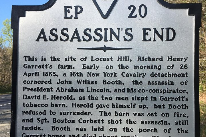 Private John Wilkes Booth Escape Tour in Washington DC by Luxury Car ZxIwA3nj