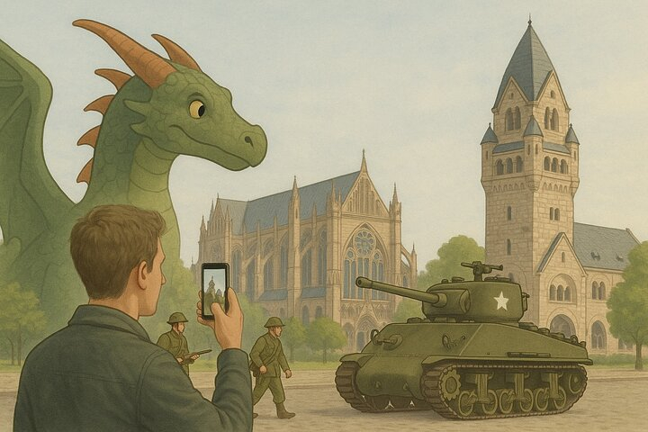Metz From Dragons to Liberation GPS App Walking Tour Mobile Game xTVAKtYF