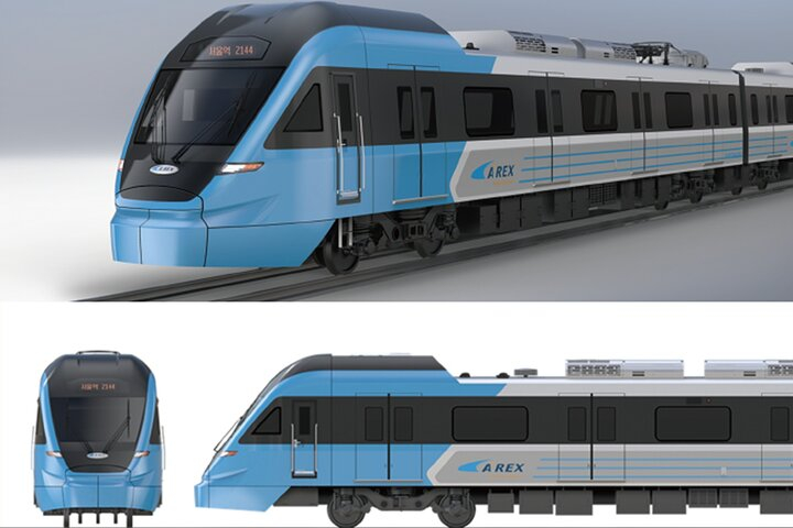 South Korea AREX Express Train from Incheon Airport to Seoul  EDZH4VLc