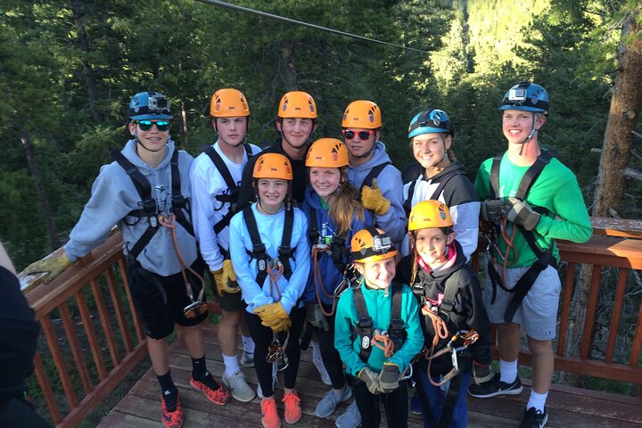 Rocky Mountain 4-Zipline Adventure on CO Longest and Fastest! Astk2VPB