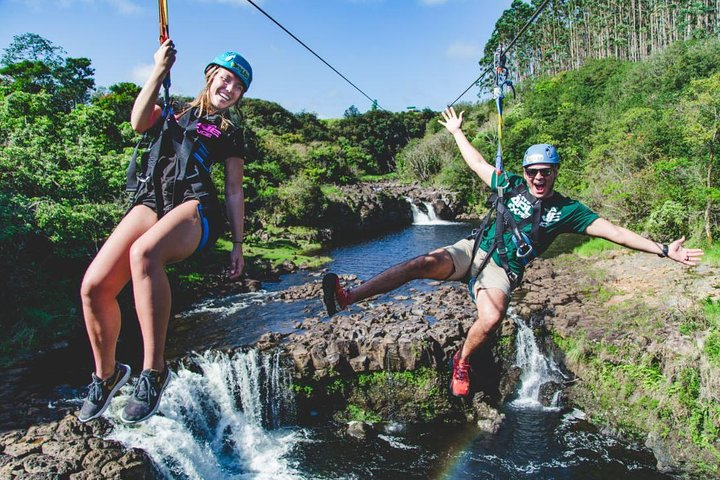 Big Island 9-Line Zipline Experience Plus Private Waterfall Swim n5hjNQ1P
