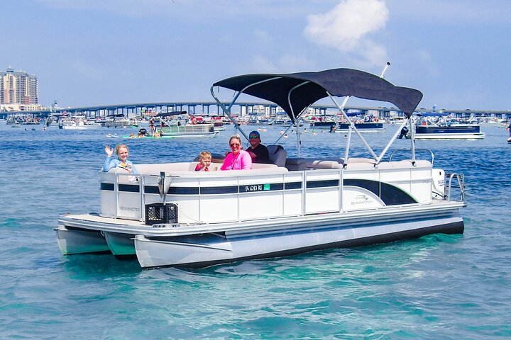 9Hour Pontoon Boat Rental in Navarre,FL Relax & Explore the Coast QVENIc0V