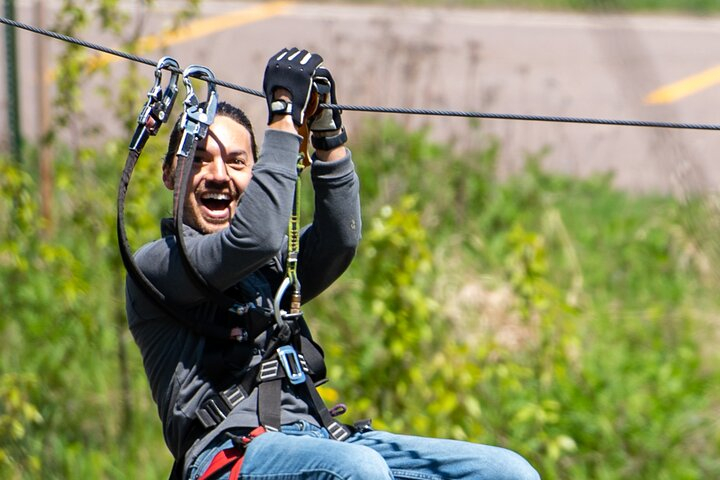 Zipline and Climb in a Forest on Lake Superior's North Shore PTWMcMqq