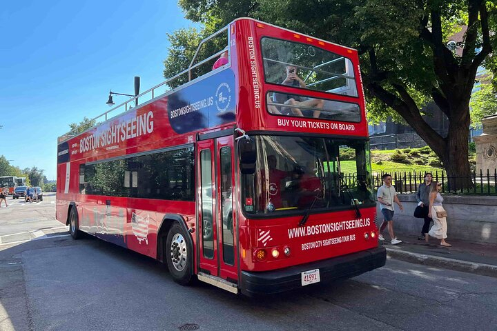 Boston Sightseeing Single Ride Pass With Double Decker Tour Bus lvx5fSbH