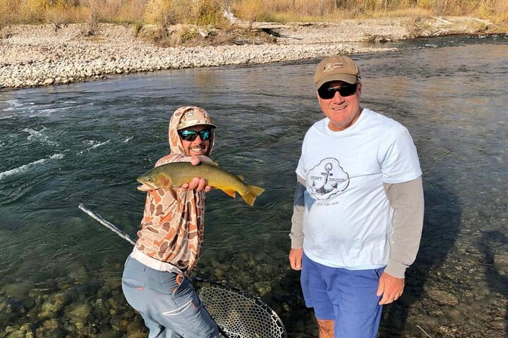 Full Day Guided Private Walk Wade Fly Fishing at Jackson Hole dQH2qy5u