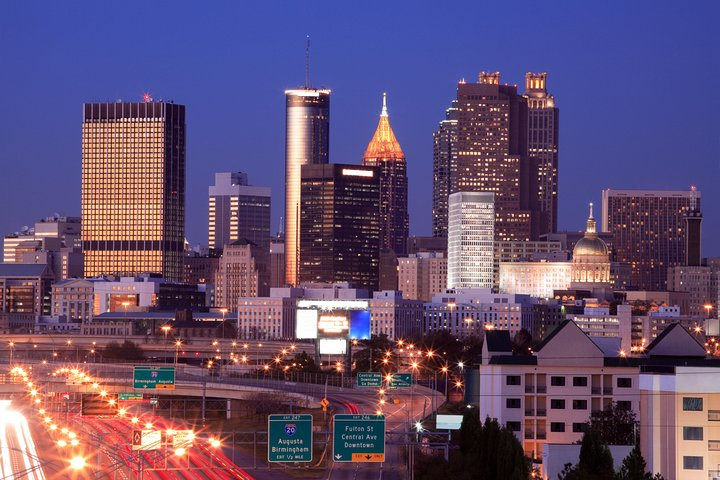 City Lights Atlanta Night-Time Tour with Photos & Dinner Stop OLjZ7dTp