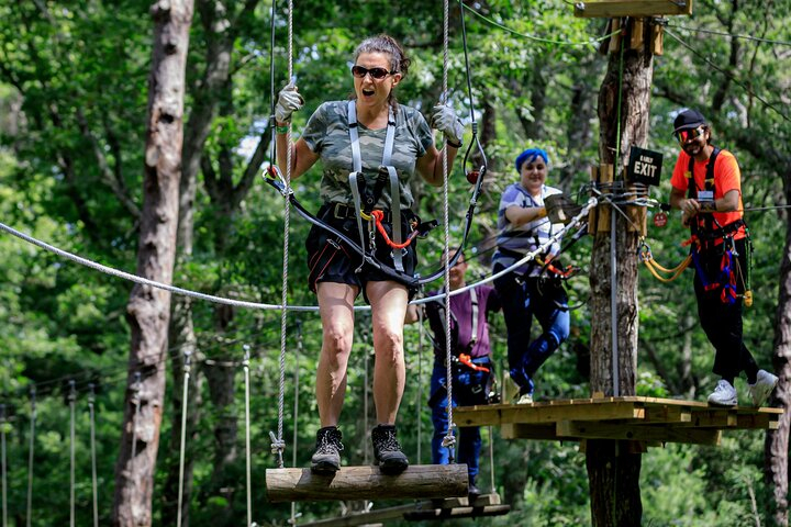 Ziplining and Climbing at The Adventure Park on Cape Cod S9CDrz5O