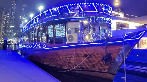 Get Ticket Dubai Marina: Luxury Dhow Cruise, Buffet Dinner & Live Show ...