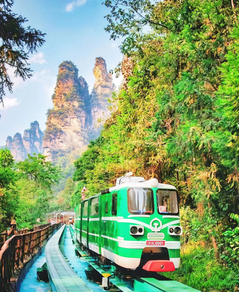 Zhangjiajie National Forest Park Ticket + Three Cable Cars and One Elevator + Optional Round-trip Transfer OtUVEMgj
