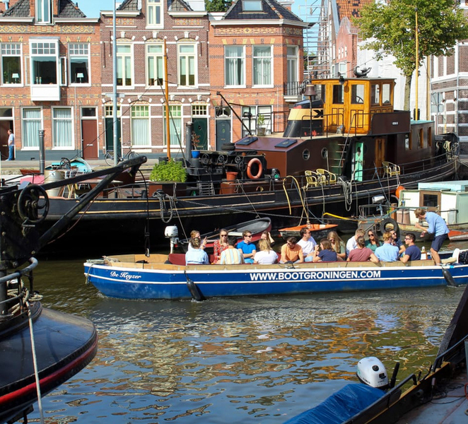 Groningen: Open Boat City Canal Cruise OJrdEXFy