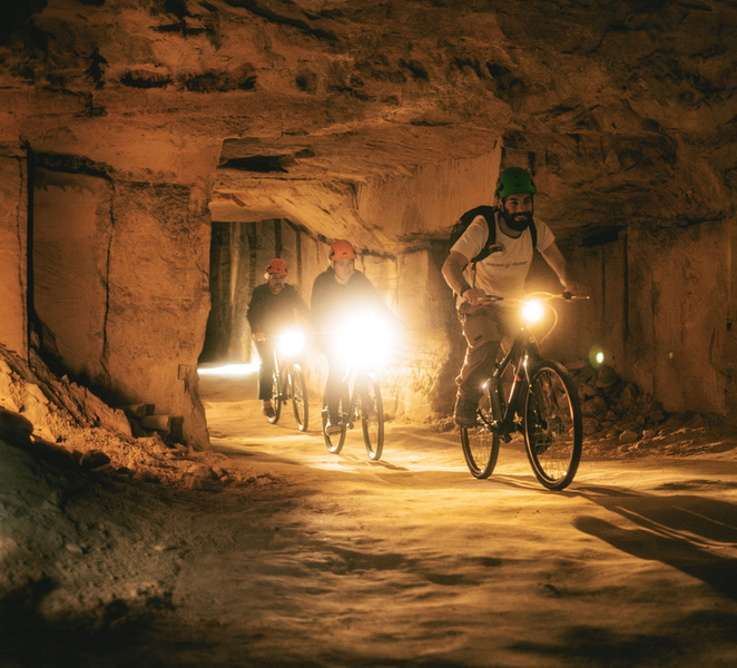 Valkenburg: Cave Biking Underground Bike Tour X7g1WGi3