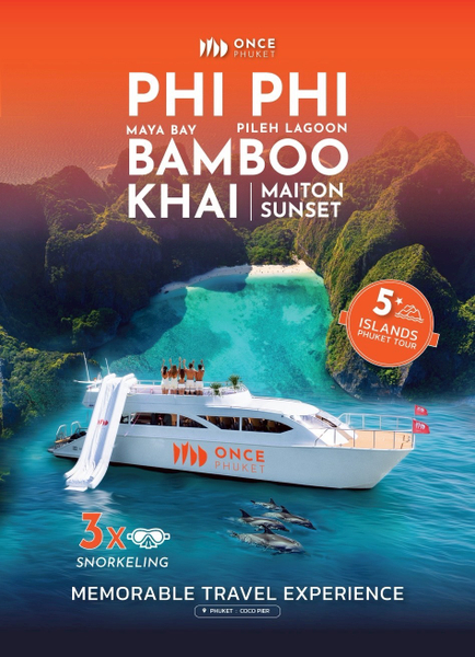 Phi Phi, Maya, Bamboo, Khai, Maiton Join Tour by Once Yachting Phuket qpRWJydx