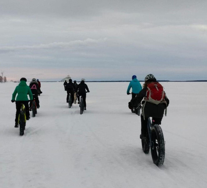 Oulu: Arctic Sea Bike Experience 03odExWp