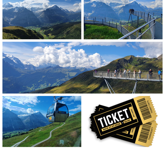 Attraction Ticket: Grindelwald First from Interlaken De389x1h