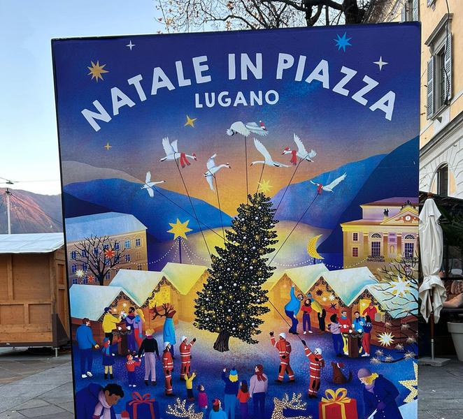 Lugano: a walking tour among the Christmas lights qHggqwbA