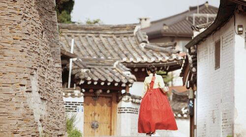 Historic Capital Stroll & Street Food Tour | Gyeongbokgung Palace & Bukchon Hanok Village & Gwangjang Market Day Tours qFOeGP2B