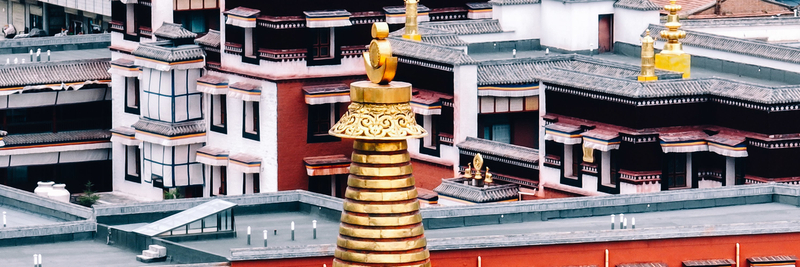 One-day chartered car tour from Lanzhou to Gannan Labrang Monastery + Sangke Grassland + Ganjia Secret Realm eU1MYSMu