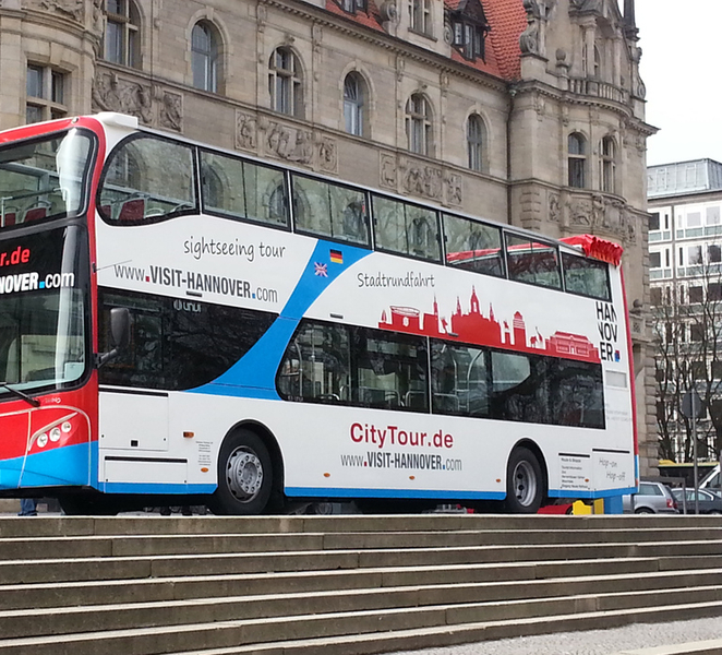 Hannover: 24-Hour Hop-On Hop-Off Sightseeing Bus Ticket J1nV3laN