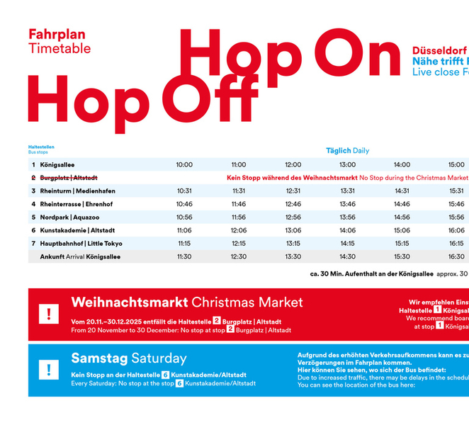 Düsseldorf: 24-Hour Hop-On Hop-Off Ticket 0Pxhzg4d
