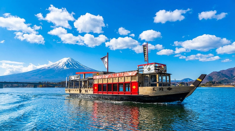Mount Fuji Special Train & Lake Kawaguchi Cruise/Ropeway & Lake Yamanaka & Hikawa Clock Shop Day Trip 38WVdUjI