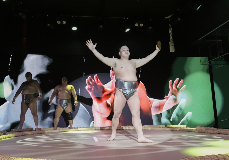 THE SUMO LIVE RESTAURANT HIRAKUZA GINZA TOKYO: Sumo Show with Traditional Meal Course JR2Oupx3
