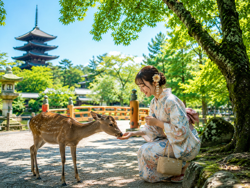 Kyoto & Nara tour - Arashiyama & Fushimi Inari Shrine & Nara Park CjSQF4iU