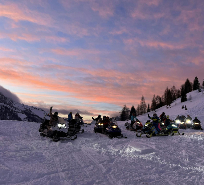 Dolomites: Casera Razzo Snowmobile Tour with Aperitif yDu0pRLe