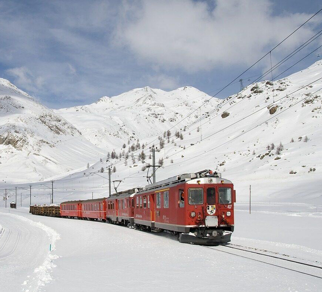 Milan: Bernina Express Train Ride to St. Moritz Day Trip GZSbIEuv