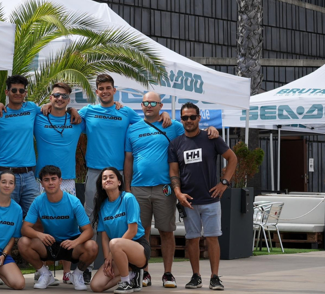 Barcelona: Jet Ski Adventure 2 people Instructor Included XEy0NP5J