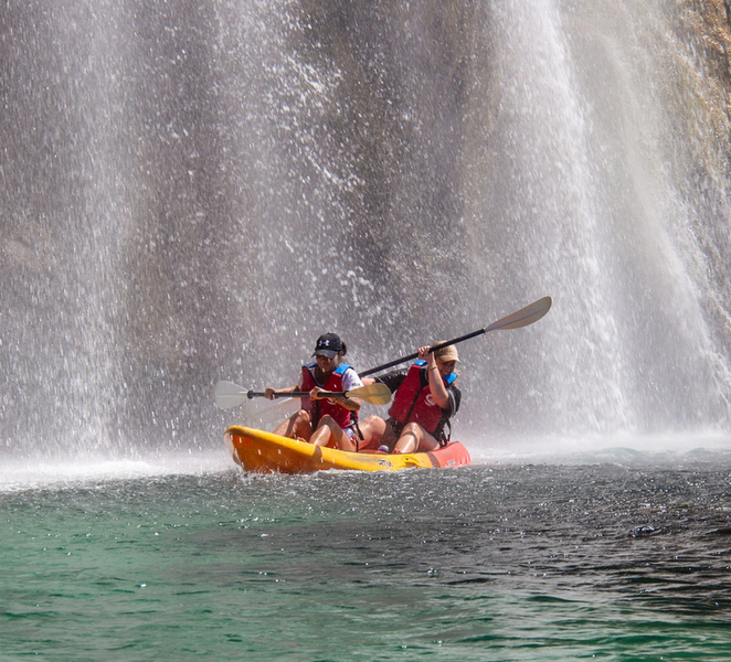 Nerja: Free Kayak Route (No Guide). 2.5-hour tour. Nerja-Maro Waterfall. KX07HrOE