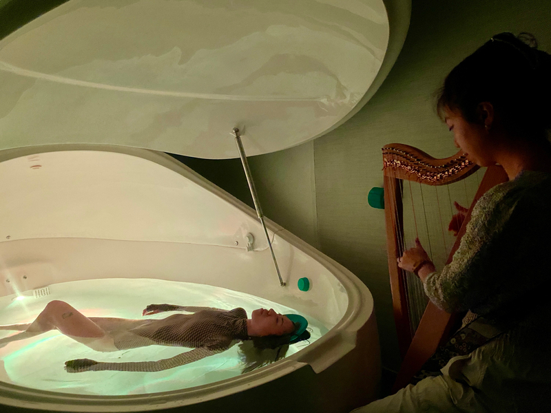 Floatside Harp Therapy: Private Live Harp & Water Healing Experience URuDcRA4