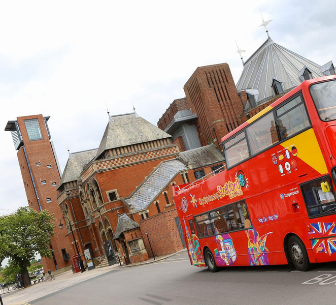 Stratford-upon-Avon:City Sightseeing Hop-On Hop-Off Bus Tour j7I8gmKx