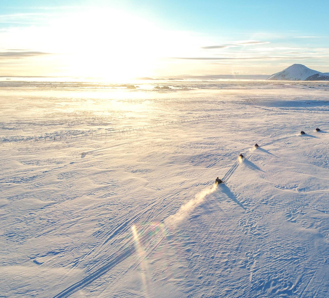 Akureyri: Lake Mývatn Snowmobile Tour with Pickup 7zxfxHgT