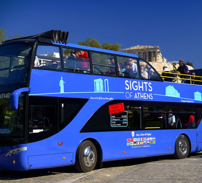 Athens: Hop-On Hop-Off Bus and Acropolis Museum Ticket rneaUB7G