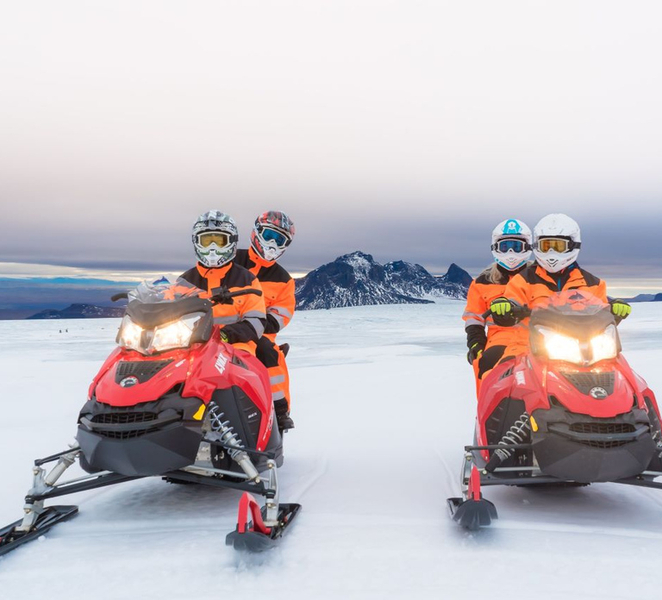 Reykjavík: Langjökull Glacier Snowmobile Tour with Ice Cave ggAXQOse
