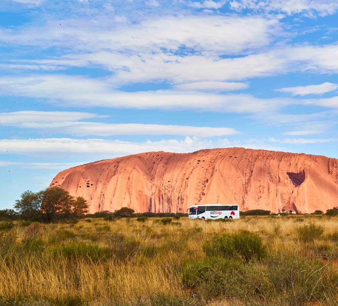 From Ayers Rock Resort: Alice Springs One-Way Coach Transfer Fdrag3T8