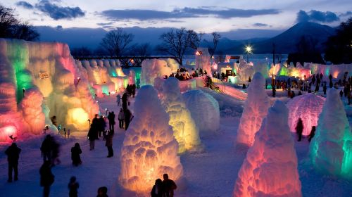 Sapporo Noboribetsu Jigokudani Valley & Lake Toya | Winter Limited Lake Shikotsu Ice Festival Day Tour Day Tours O2Wu1s91