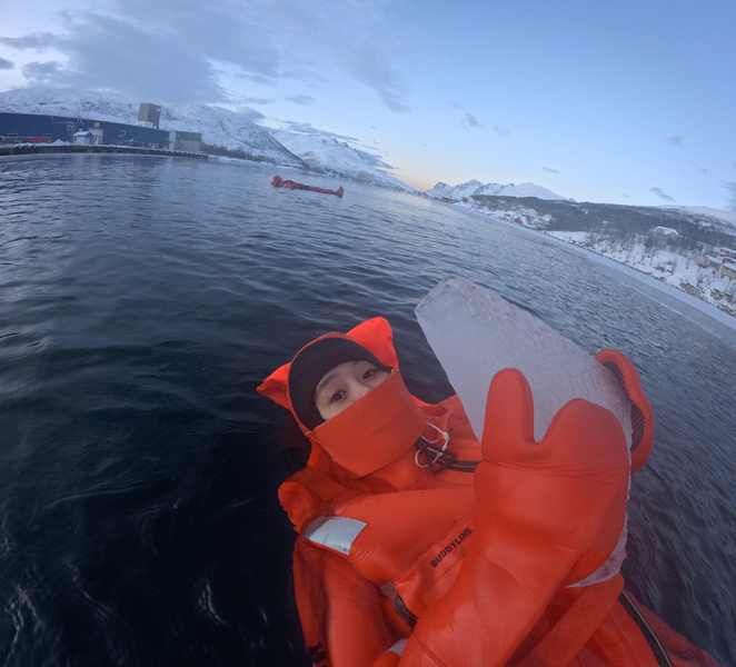 Tromsø: Arctic Fjord Floating in Survival Suit 4juhgQrD