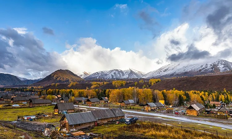 Xinjiang Altay Autumn Scenery 7 Days 6 Nights (6-person group tour) YB701zQP