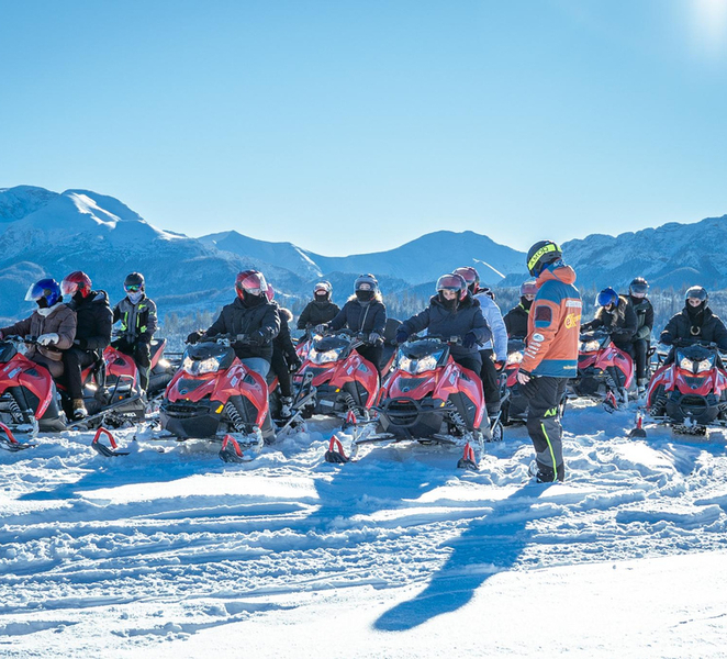 Krakow: Snowmobile with Thermal Pools and Hotel Pickup Tour 4cNO5ZmC