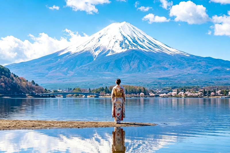 Mount Fuji Six Scenic Spots Instagrammable One-Day Tour (Optional Bus/Exquisite Small Group): Arakurayama Sengen Park・Hikawa Clock Shop・Lake Kawaguchiko・Oshino Hakkai・Lake Yamanakako (Departing from Tokyo) B2u7dtru
