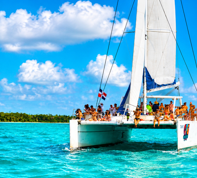 Punta Cana: Catamaran Boat to Saona Island with Buffet Lunch qoP06wjf